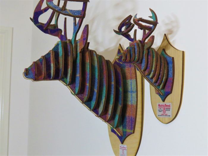 Harris Tweed Stag Head